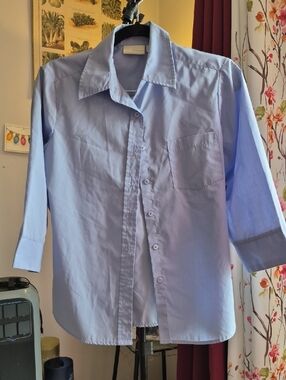 Medium PENMANS Blue Button Up Shirt